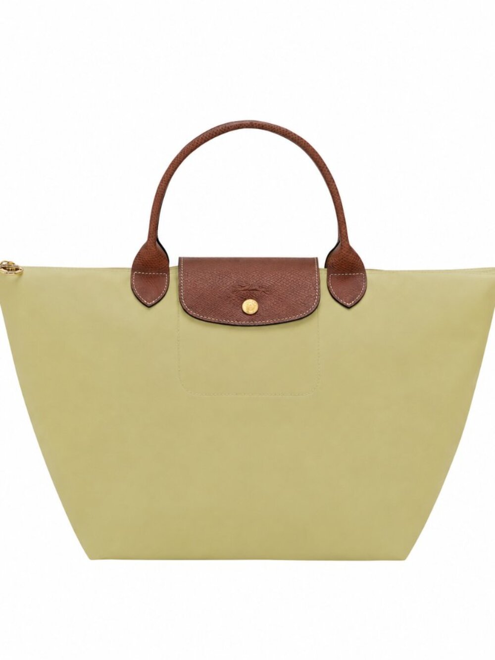 Longchamp Le Pliage Original Medium Top Handle Handbag in Pistachio